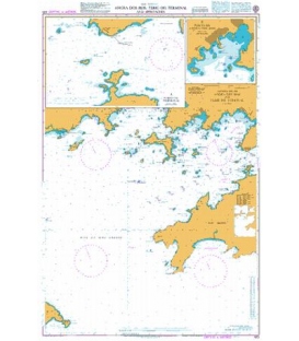 British Admiralty Nautical Chart 433 Angra dos Reis and TEBIG Oil Terminal and Approaches