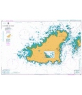 British Admiralty Nautical Chart 807 Guernsey and Herm