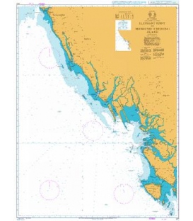 British Admiralty Nautical Chart 817 Elephant Point to Manaung (Cheduba) Island