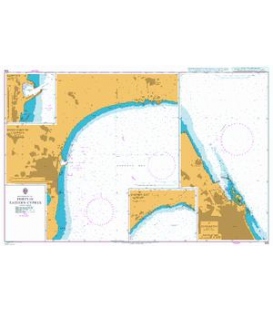 British Admiralty Nautical Chart 848 Ports in Eastern Cyprus