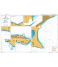 British Admiralty Nautical Chart 849 Ports in Western Cyprus