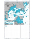 British Admiralty Nautical Chart 866 Plans in Tanganyika and Kenya