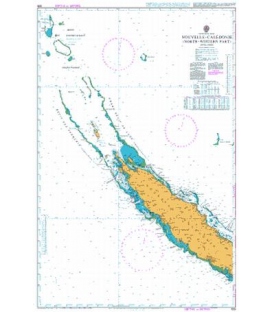 British Admiralty Nautical Chart 935 Nouvelle-Caledonie (North-western part)