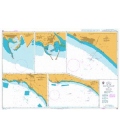 British Admiralty Nautical Chart 965 Ports on the South Coast of Sicilia