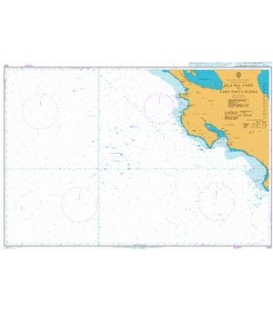 British Admiralty Nautical Chart 1021 Isla Del Cano to Cabo Santa Elena