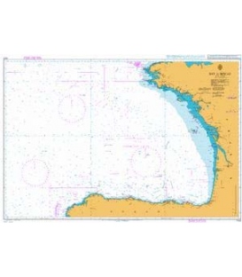 British Admiralty Nautical Chart 1104 Bay of Biscay