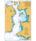 British Admiralty Nautical Chart 1121 Irish Sea with Saint George's Channel and North Channel
