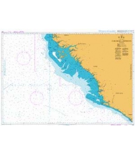 British Admiralty Nautical Chart 1147 Cabo Roxo to Monrovia