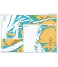 British Admiralty Nautical Chart 1257 Taech'ong Gundo to Namp'o