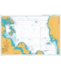British Admiralty Nautical Chart 1312 Singapore Strait to Selat Karimata