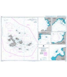 British Admiralty Nautical Chart 1375 Archipielago de Colon (Galapagos Islands)
