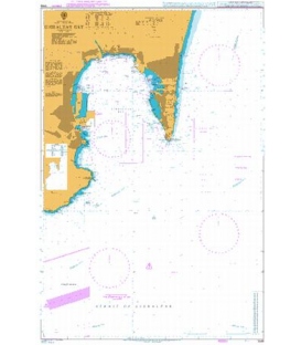 British Admiralty Nautical Chart 1448 Gibraltar Bay