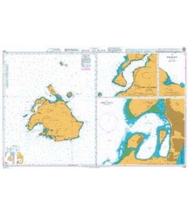 British Admiralty Nautical Chart 1494 Efate and Plans