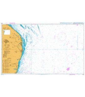 British Admiralty Nautical Chart 1504 Cromer to Orford Ness
