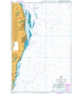 British Admiralty Nautical Chart 1543 Winterton Ness to Orford Ness