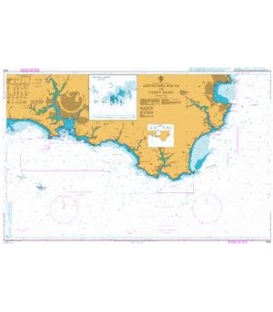 British Admiralty Nautical Chart 1613 Eddystone Rocks to Berry Head