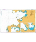 British Admiralty Nautical Chart 1618 Candarli Korfezi and Approaches
