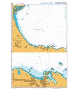 British Admiralty Nautical Chart 1628 Puerto Cabello and Approaches