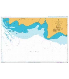 British Admiralty Nautical Chart 1964 Tanjung Siamok to Gosong Aling