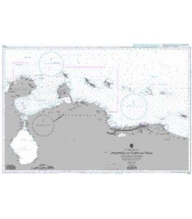 British Admiralty Nautical Chart 1966 Tortuga to Cabo La Vela
