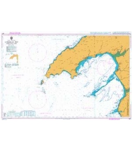 British Admiralty Nautical Chart 1971 Cardigan Bay Northern Part