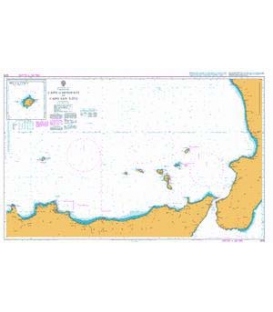 British Admiralty Nautical Chart 1976 Capo di Bonifati to Capo San Vito