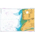 British Admiralty Nautical Chart 1981 Liverpool to Fleetwood including Approaches to Preston