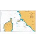 British Admiralty Nautical Chart 1999 Livorno to Civitavecchia including Northern Corse