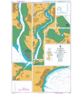British Admiralty Nautical Chart 2022 Harbours and Anchorages in the East Solent Area