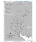 British Admiralty Nautical Chart 2039 Rivers Uruguay, Parana and Paraguay