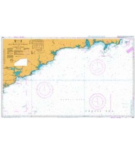 British Admiralty Nautical Chart 2049 Old Head of Kinsale to Tuskar Rock
