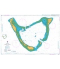 British Admiralty Nautical Chart 2067 Addoo Atoll