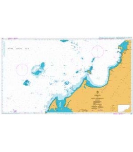 British Admiralty Nautical Chart  2111 Labuan to Kota Kinabalu