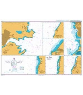British Admiralty Nautical Chart 2161 Ports in the Gulf of Tartary and on Ostrov Sakhalin