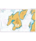 British Admiralty Nautical Chart 2168 Approaches to the Sound of Jura
