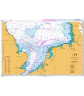 British Admiralty Nautical Chart 2182 North Sea Southern Sheet