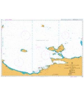 British Admiralty Nautical Chart 2191 Morro de Puerto Santo to Cabo Codera including the outlying islands