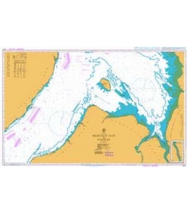 British Admiralty Nautical Chart 2271 Mezenskiy Zaliv to Pulon`ga