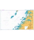 British Admiralty Nautical Chart 2321 Vestfjorden Myken to Moskenesoya