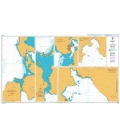 British Admiralty Nautical Chart 2405 Ports in Western Greece