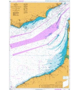 British Admiralty Nautical Chart 2451 Newhaven to Dover and Cap d'Antifer to Cap Gris-Nez