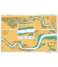 British Admiralty Nautical Chart 2484 River Thames Hole Haven to London Bridge