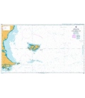 British Admiralty Nautical Chart 2505 Approaches to the Falkland Islands