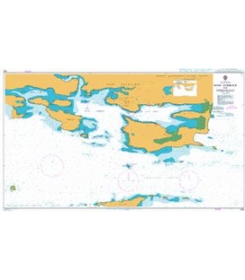 British Admiralty Nautical Chart 2506 Mare Harbour and Approaches