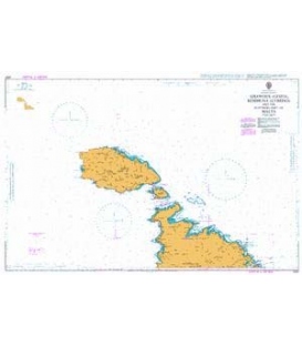 British Admiralty Nautical Chart 2537 Ghawdex (Gozo), Kemmuna (Comino) and the Northern Part of Malta