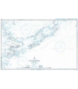 British Admiralty Nautical Chart 2576 Sulu Archipelago and the North East Coast of Borneo