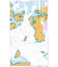 British Admiralty Nautical Chart 2581 Southern Approaches to Scapa Flow