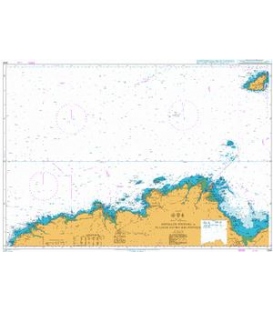 British Admiralty Nautical Chart 2648 Roches de Portsall to Plateau des Roches Douvres