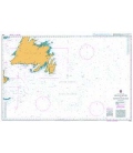 British Admiralty Nautical Chart 2666 Grand Banks of Newfoundland