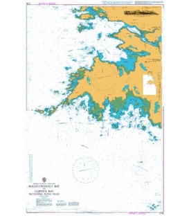 British Admiralty Nautical Chart 2708 Ballyconneely Bay to Clifden Bay including Slyne Head